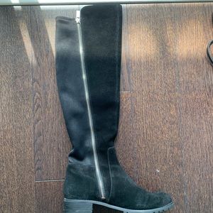 Suede Michael Kors knee high boots